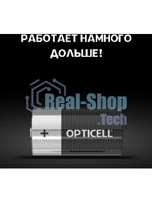 Элемент питания алкалиновый D/LR20 1.5В (блист. 2шт) Basic Opticell 5051005