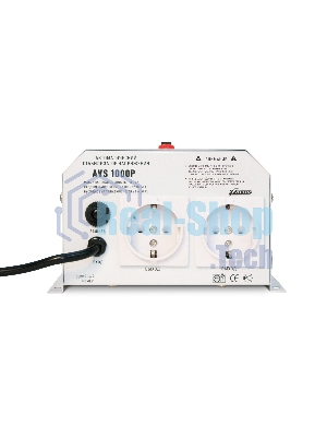 Стабилизатор напряжения Powerman AVS 1000P White (1000ВА,8А,КПД 98%, циф. индикация вх./вых. напряж.)