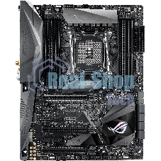 Материнская плата ASUS ROG STRIX X299-E GAMING II, LGA 2066, Intel X299, 8xDDR4, 8xSATA, 3xM.2, 1xPCIe 3.0 x8, 2xPCIe 3.0 x16, 1xPCIe x4, 1xPCIe x1, 2x 2.5Gb LAN, 1xUSB 3.2 Gen 2, 3xUSB 3.2 Gen 2, 2xUSB 2.0, 5x3.5 мм, 7.1, ATX