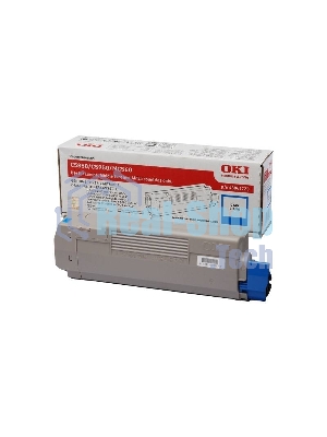 Картридж лазерный Oki C5850/5950/MC560 6K (голубой)