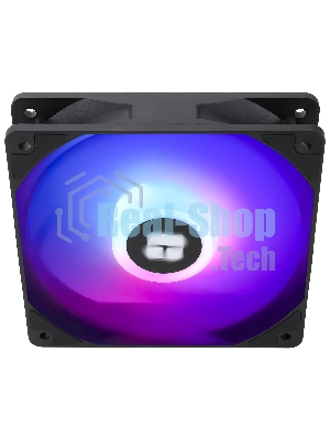 Кулер для корпуса Thermaltight TL-C12C-S (120x120x25мм, 4-pin PWM, ARGB, 66.17CFM, 25.6dBA, 1550RPM, черный)