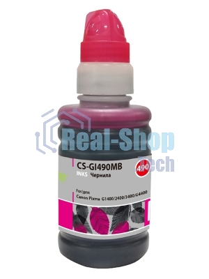 Чернила Cactus CS-GI490MB пурпурный100мл для Canon Pixma G1400/G2400/G3400