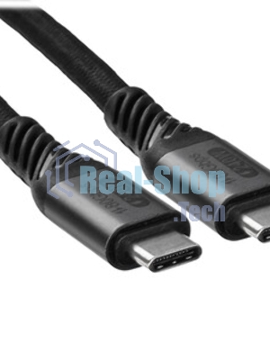 Кабель USB4 TypeCM/CM 16K@60Hz 80Gbps, PD 240W, медь Telecom 1м TUS855-1M