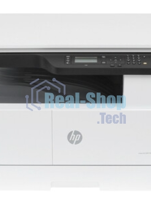 МФУ лазерное HP LaserJet MFP M438n (8AF43A), A3, ч/б, печ. до 22 стр/мин. (А4) до 12 стр/мин. (А3), 1200 x 1200 dpi (печать), 600x600dpi (скан.), USB, RJ-45