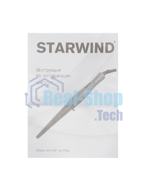 Щипцы для завивки волос Starwind SHE3101 фиолетовый, 13-19 мм, 200 °C, 1 режим