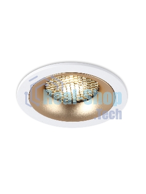 Светильник встраиваемый Ambrella light TN102723 WH/GD белый/золото GU5.3 92*92*23