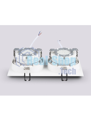 Светильник Ambrella light TN52343/2 SWH/GWH белый песок/белый глянец GX53 max 12W 220*115*25