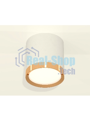 Светильник Ambrella Light XS8141004 SWH/PYG белый песок/золото желтое полированное GX53 (C8141, N8124)