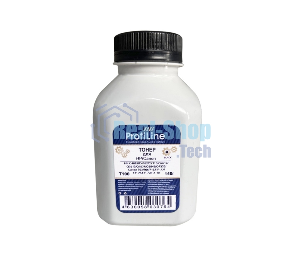 Тонер ProfiLine Q2612/Q2613/Q2624/Q7553/Q5949/C7115/C4092/C4182 140 гр (T100) PL TTI Фас РФ
