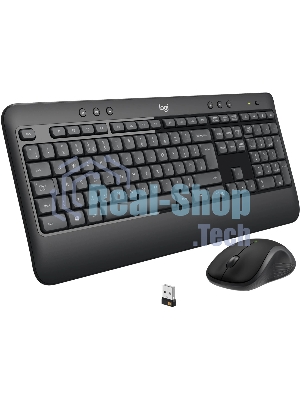 Комплект клавиатура+мышь Logitech MK540 Advanced беспроводной, USB, 1000 DPI, чёрный