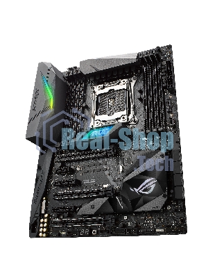 Материнская плата ASUS ROG STRIX X299-E GAMING II, LGA 2066, Intel X299, 8xDDR4, 8xSATA, 3xM.2, 1xPCIe 3.0 x8, 2xPCIe 3.0 x16, 1xPCIe x4, 1xPCIe x1, 2x 2.5Gb LAN, 1xUSB 3.2 Gen 2, 3xUSB 3.2 Gen 2, 2xUSB 2.0, 5x3.5 мм, 7.1, ATX