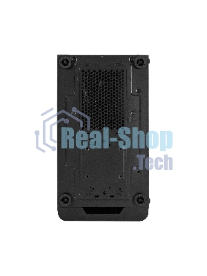 Компьютерный корпус Miditower ExeGate EVO-9202 (ATX, без БП, с окном, 1*USB+1*USB 3.0, аудио, 3 вент. 12см с RGb подсветкой)