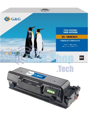 Картридж лазерный G&GGG-106R03623 106R03624/106R03623 черный (15000 стр.) для Xerox Phaser 3330;WorkCentre 3345/3335