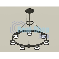 Светильник Ambrella light XR92051603/7 SBK/FR черный песок/белый матовый GX53  (A9205, C9238, N8478)