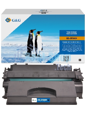 Картридж лазерный G&G GG-CF280X черный (6900 стр.) для HP LJ P2035/P2055d/Pro 400 M401/MFP M425