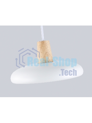 Светильник Ambrella light FL4838 WH/WD белый/дерево 24W 3000-6000K D200*800 (без ПДУ)