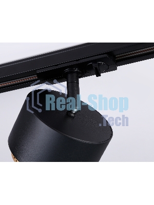Трековый однофазный светильник Ambrella light GL5381 BK/GD черный/золото GX53 max 12W D95*130