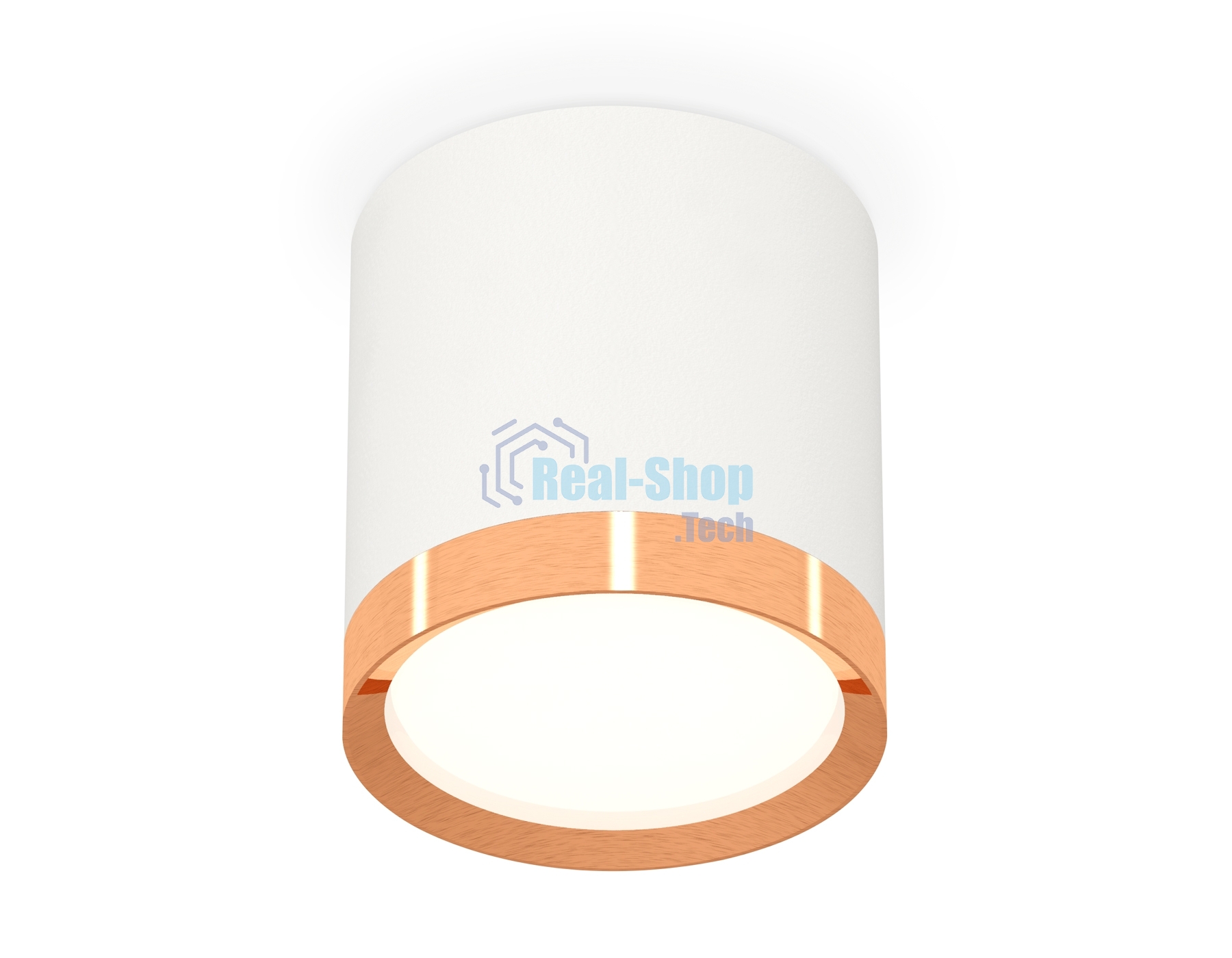 Светильник Ambrella Light XS8141005 SWH/PPG белый песок/золото розовое полированное GX53 (C8141, N8126)