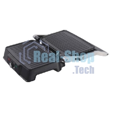 Гриль-пресс электрический Endever Grillmaster 220, серебристый/черный