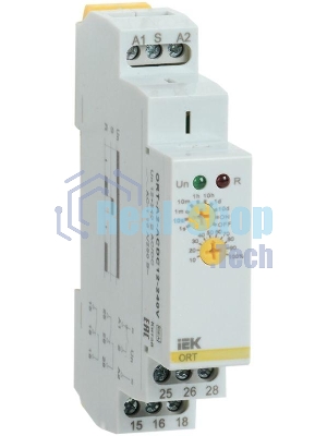 Реле задержки включения ORT 2 конт. 12-240В AC/DC IEK ORT-A2-ACDC12-240V