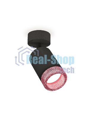 Светильник Ambrella Light XM6313003 SBK/PI черный песок/розовый MR16 GU5.3 (A2210, C6313, N6152)