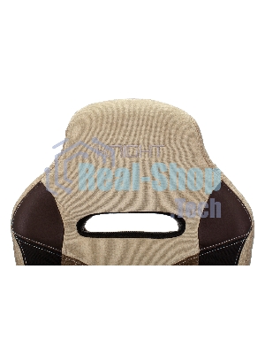 Кресло Бюрократ VIKING 6 KNIGHT BR FABRIC коричневый, ткань, 120 кг, механизм качания
