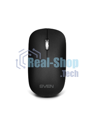 Комплект беспроводной SVEN ножничная клавиатура + мышь KB-C2550W черный (109 кл.,12Fn, 1000DPI, 2+1 кл.)