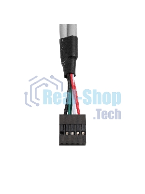 Планка портов в корпус 2xUSB2.0 ExeGate BrctUSB2-2A (USB 2.0 9pin (IDC 9pin F) --> 2x USB 2.0 Af, кабель 20 см)