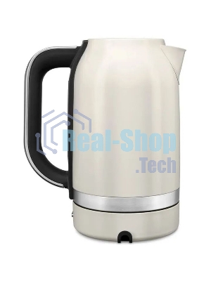 Чайник электрический KitchenAid, 1.7 л, регулировка температуры 50-100 градусов, съемный фильтр от накипи, индикация уровня воды, автоматическое отключение, белый