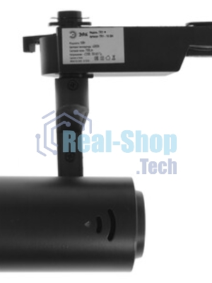 Светильник трековый ЭРА TR52-GU10 BK 1ф черный матовый
