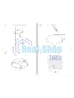 Настенно-потолочный светодиодный светильник Ambrella light FW11132 BK черный 18W LED 3000-6400K D300*38