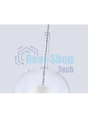 Подвесной светильник Ambrella light LH11121 BK/WH/CL черный/белый/прозрачный E27 max 60W D175*310