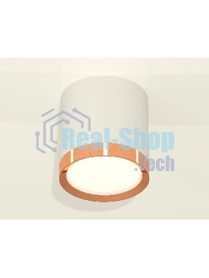 Светильник Ambrella Light XS8141005 SWH/PPG белый песок/золото розовое полированное GX53 (C8141, N8126)
