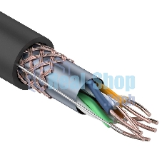 Кабель витая пара Rexant SFTP 4PR 24AWG, cat.5e, наружный (OUTDOOR), бухта 305 м