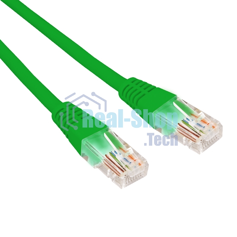 Патч-корд U/UTP Rexant cat.6, RJ45-RJ45, неэкранированный, 26AWG, LSZH, зеленый, 0.5 м