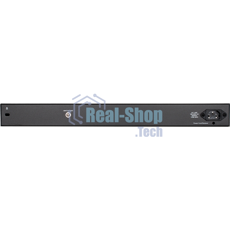 Коммутатор настраиваемый L2 D-Link DGS-1210-28MP/F4A с 24 портами 10/100/1000Base-T и 4 комбо-портами 100/1000Base-T/SFP (24 порта PoE 802.3af/at, PoE-бюджет 370 Вт)