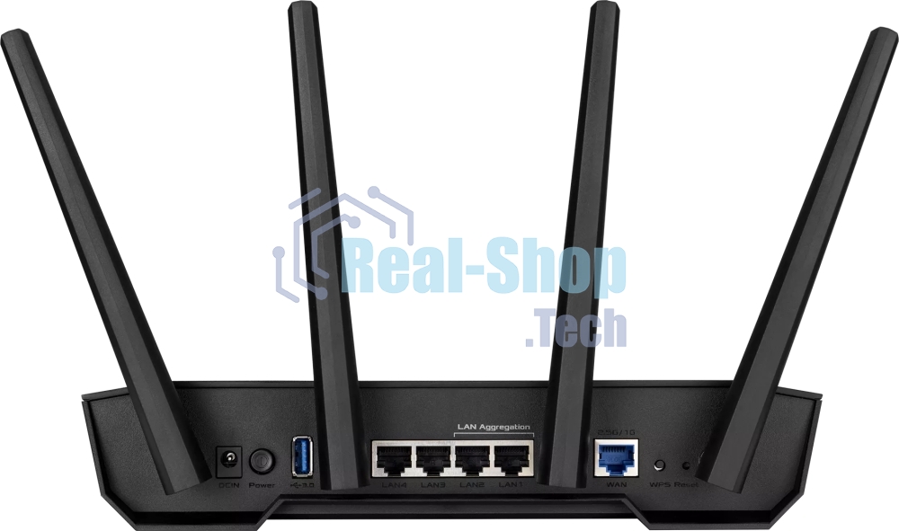 Роутер беспроводной Asus TUF-AX3000 V2/UK/13/P_EU_UK (90IG0790-MU9B00) (760351)