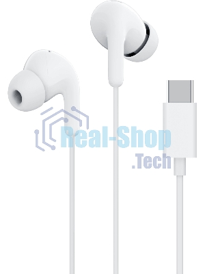 Проводные наушники Xiaomi Type-C Earphones белый, внутриканальные, USB Type-C