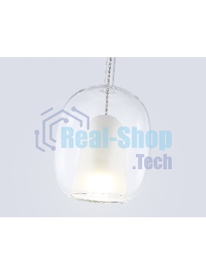 Подвесной светильник Ambrella light LH11121 BK/WH/CL черный/белый/прозрачный E27 max 60W D175*310
