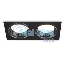 Светильник Ambrella light TN52344/2 SBK/GBK черный песок/черный глянец GX53 max 12W 220*115*25