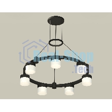 Светильник Ambrella light XR92051604/7 SBK/FR черный песок/белый матовый GX53  (A9205, C9238, N8402)