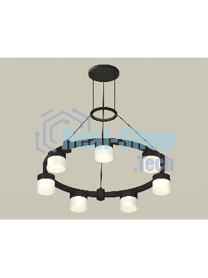 Светильник Ambrella light XR92051604/7 SBK/FR черный песок/белый матовый GX53  (A9205, C9238, N8402)