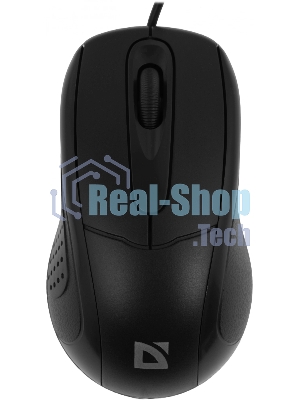 Мышь проводная Defender Standard MB-580 черный, 1000 dpi, USB, кнопки - 3