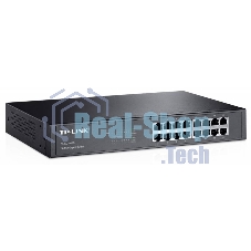 Коммутатор TP-Link SMB TL-SG1016D неуправляемый настольный/19U 16x10/100/1000BASE-T