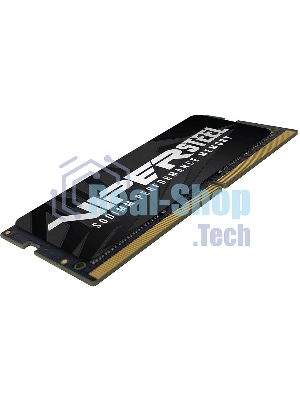 Оперативная память Patriot Steel Series, DDR4, 32GB (1x32 GB), 3200 MHz, CL22, радиатор, черный, SO-DIMM