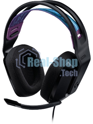 Гарнитура Logitech G335 чёрный, проводная, 3.5 мм