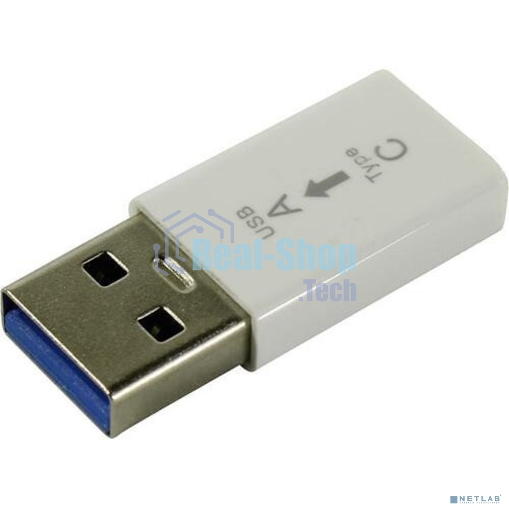 Адаптер KS-is KS-379 USB Type C Female в USB 3.0 белый