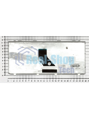 Клавиатура для ноутбука Toshiba mini NB200 NB300 NB305 серебристая