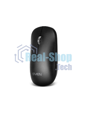 Комплект беспроводной SVEN ножничная клавиатура + мышь KB-C2550W черный (109 кл.,12Fn, 1000DPI, 2+1 кл.)