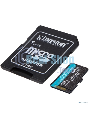 Флеш карта microSDXC 64Gb Kingston SDCG4/64Gb Canvas Go! Plus + adapter